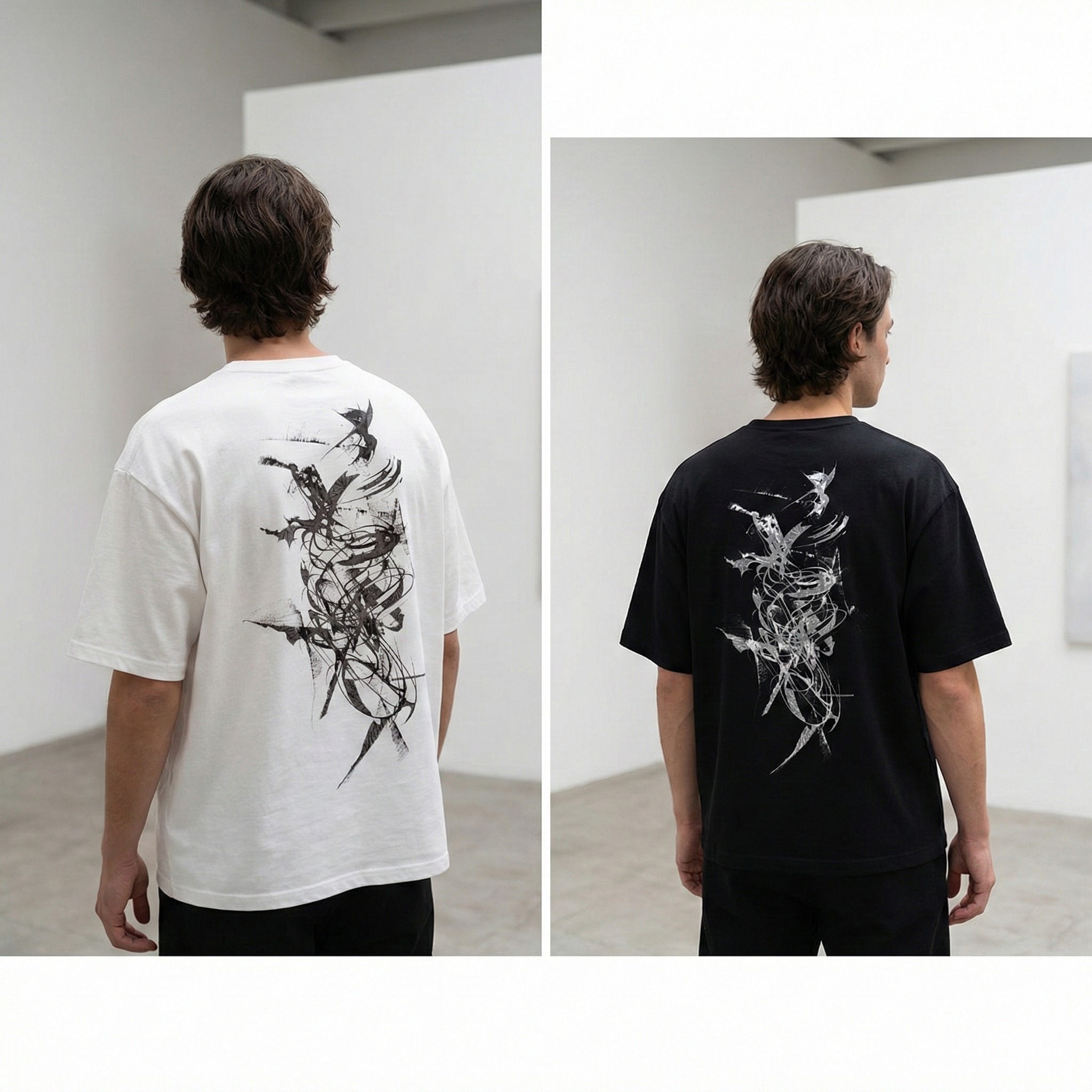 Tシャツ 背面プリントの質感
