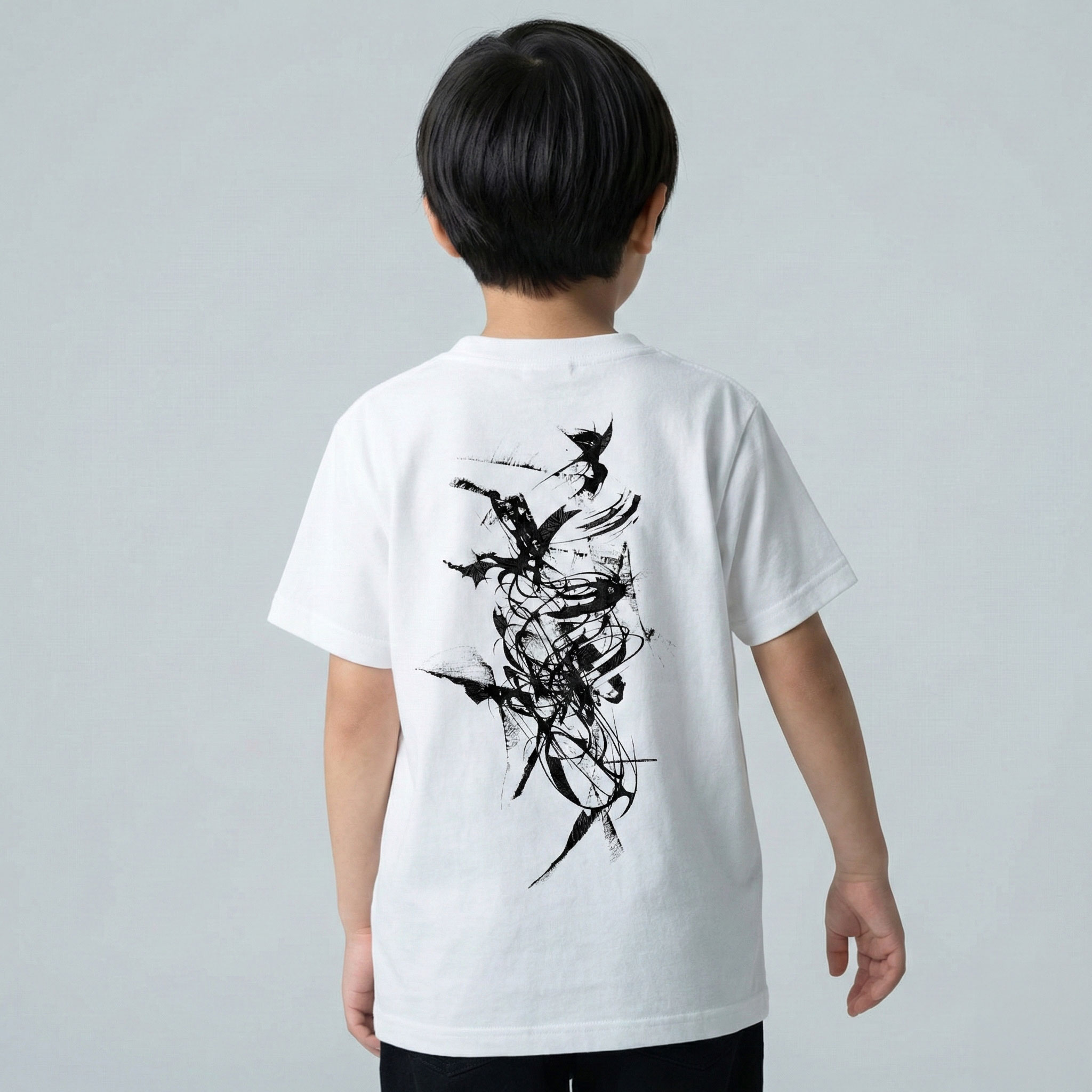 Tシャツ 背面プリントの質感